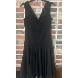 Womens White House Black Market Little Black Dress SZ 6 F19